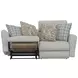 Chappy Linen Lay Flat Reclining 83" Sofa
