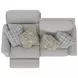 Chappy Linen Lay Flat Reclining 83" Sofa
