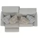 Chappy Linen Lay Flat Reclining 83" Sofa