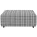 Chappy Smoke Castered Cocktail Square Ottoman