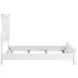 York White Queen Panel Bed