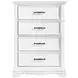 York White Youth Panel Bedroom Set