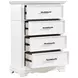 York White Youth Panel Bedroom Set