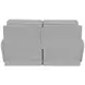 Chappy Pebble Lay Flat Reclining 76" Loveseat