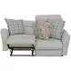 Chappy Linen Lay Flat Reclining 76" Loveseat