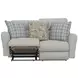Chappy Linen Lay Flat Reclining 76" Loveseat