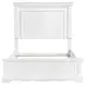 York White Full Panel Bed