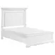 York White Full Panel Bed