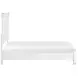 York White Full Panel Bed