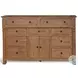 Maple Haze Beige 9 Drawer Dresser