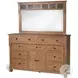 Maple Haze Beige 9 Drawer Dresser