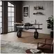 Glory Days Maverick 72" Aiplane Bar Aviator Console Table