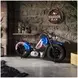 Glory Days 70" Patriotic American Flag Motorcycle Bar Console Table