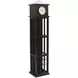 Glory Days Black Lounge Bar Cabinet with Wine Rack and Storage