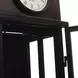 Glory Days Black Lounge Bar Cabinet with Wine Rack and Storage