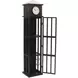 Glory Days Black Lounge Bar Cabinet with Wine Rack and Storage