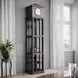 Glory Days Black Lounge Bar Cabinet with Wine Rack and Storage