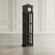 Glory Days Black Lounge Bar Cabinet with Wine Rack and Storage