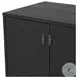 Posada Worn Black Oak Veneer 78" Media Console
