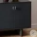 Posada Worn Black Oak Veneer 78" Media Console
