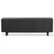 Posada Worn Black Oak Veneer 78" Media Console