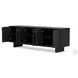 Posada Worn Black Oak Veneer 78" Media Console