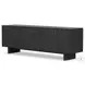 Posada Worn Black Oak Veneer 78" Media Console