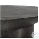 Sante Raw Black Round Coffee Table