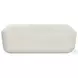 Basil Matte White Cast Aluminum Outdoor Square Coffee Table