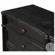 Toulouse Distressed Black 9 Drawer Dresser