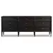 Toulouse Distressed Black 9 Drawer Dresser