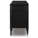 Toulouse Distressed Black 9 Drawer Dresser