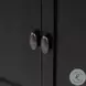Toulouse Distressed Black 4 Door Sideboard