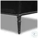 Toulouse Distressed Black 4 Door Sideboard