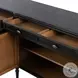 Toulouse Distressed Black 4 Door Sideboard