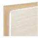 Sterling Natural and White California King Panel Bed with LED