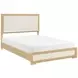 Sterling Natural and White Panel Bedroom Set