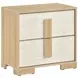 Sterling Natural and White Youth Panel Bedroom Set