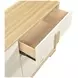 Sterling Natural and White 6 Drawer Dresser