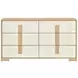 Sterling Natural and White Youth Panel Bedroom Set