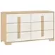 Sterling Natural and White Youth Panel Bedroom Set