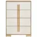 Sterling Natural and White Youth Panel Bedroom Set