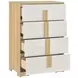 Sterling Natural and White Youth Panel Bedroom Set