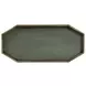Hadley Royal Pastel Green and Gold Octagonal Side Table