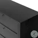 Millie Drifted Matte Black Veneer 9 Drawer Dresser