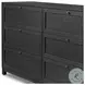 Millie Drifted Matte Black Veneer 9 Drawer Dresser