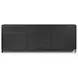 Millie Drifted Matte Black Veneer 9 Drawer Dresser
