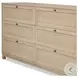 Millie Light Bleach Oak Veneer 9 Drawer Dresser