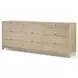 Millie Light Bleach Oak Veneer 9 Drawer Dresser