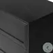 Millie Drifted Matte Black Veneer 6 Drawer Dresser